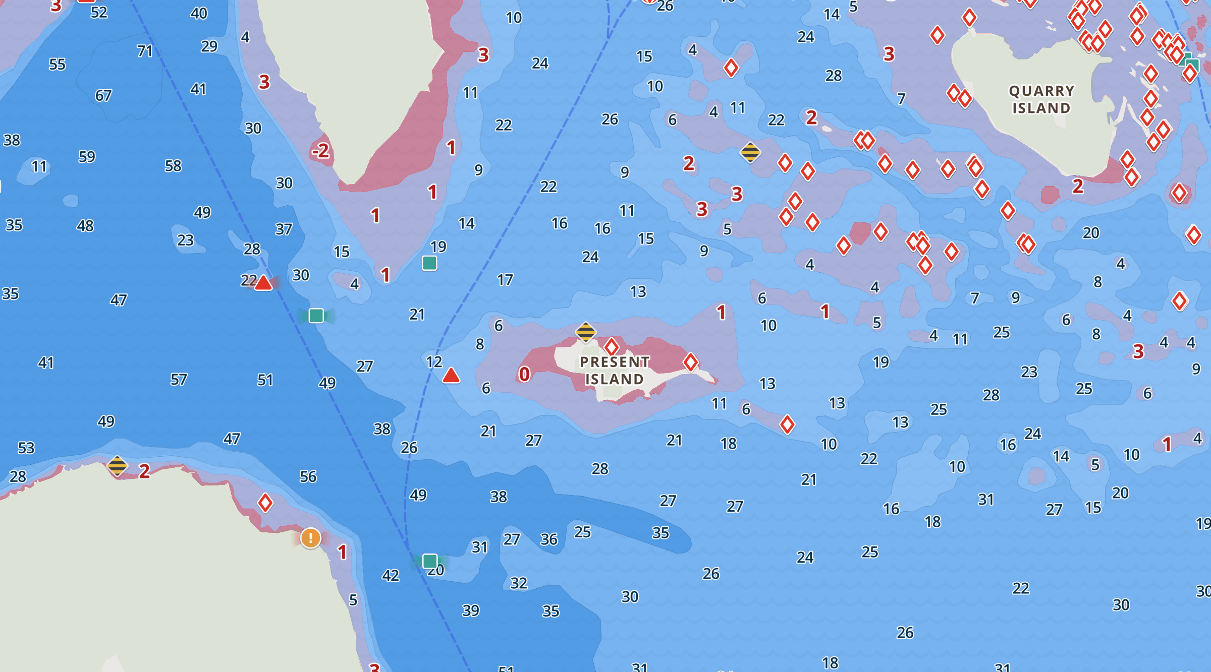 Wavve Boating App Map