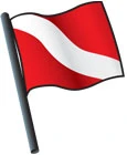 Divers-Down Flag for Florida florida-diver-down-flag