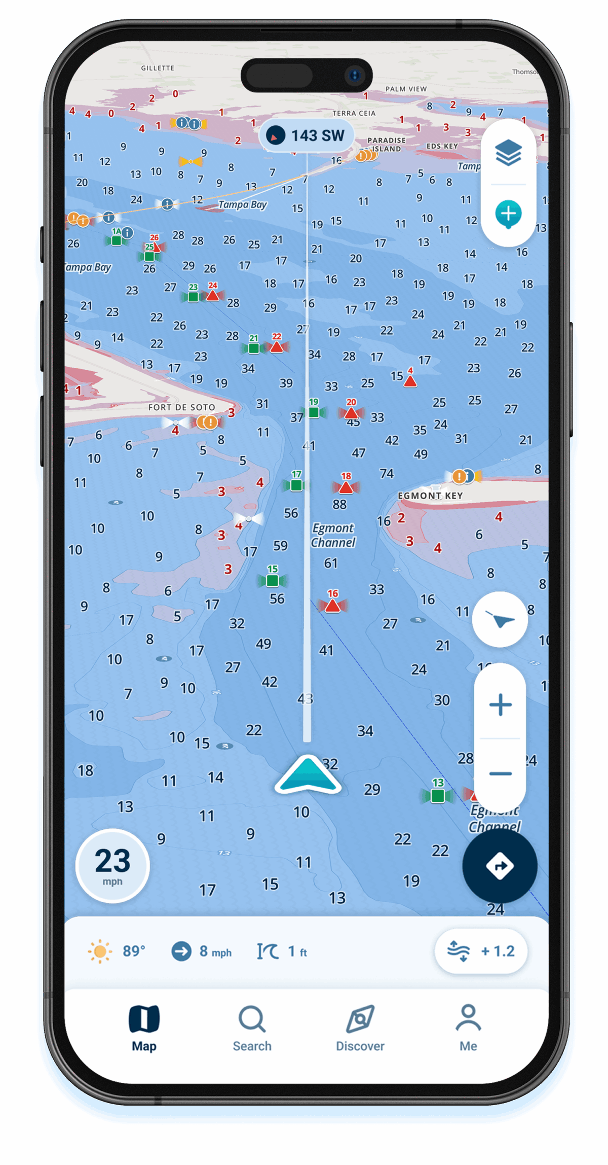 Best Marine Navigation App for Lakes | Depth, Weather & Offline Charts